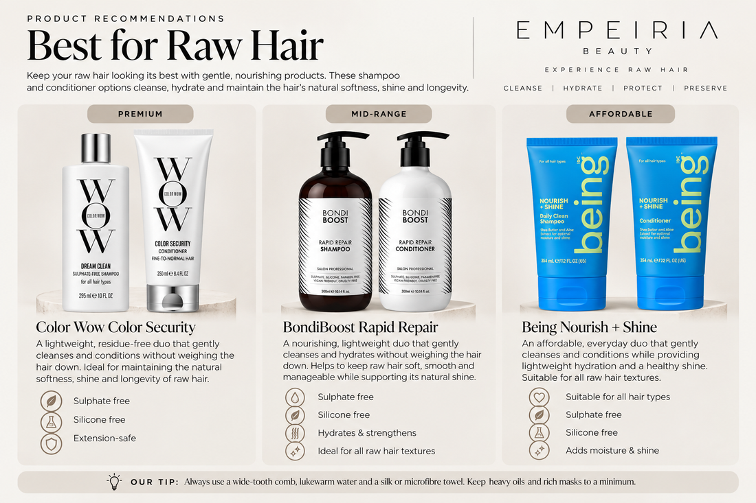 Raw hair care guide – best shampoos and conditioners for raw hair