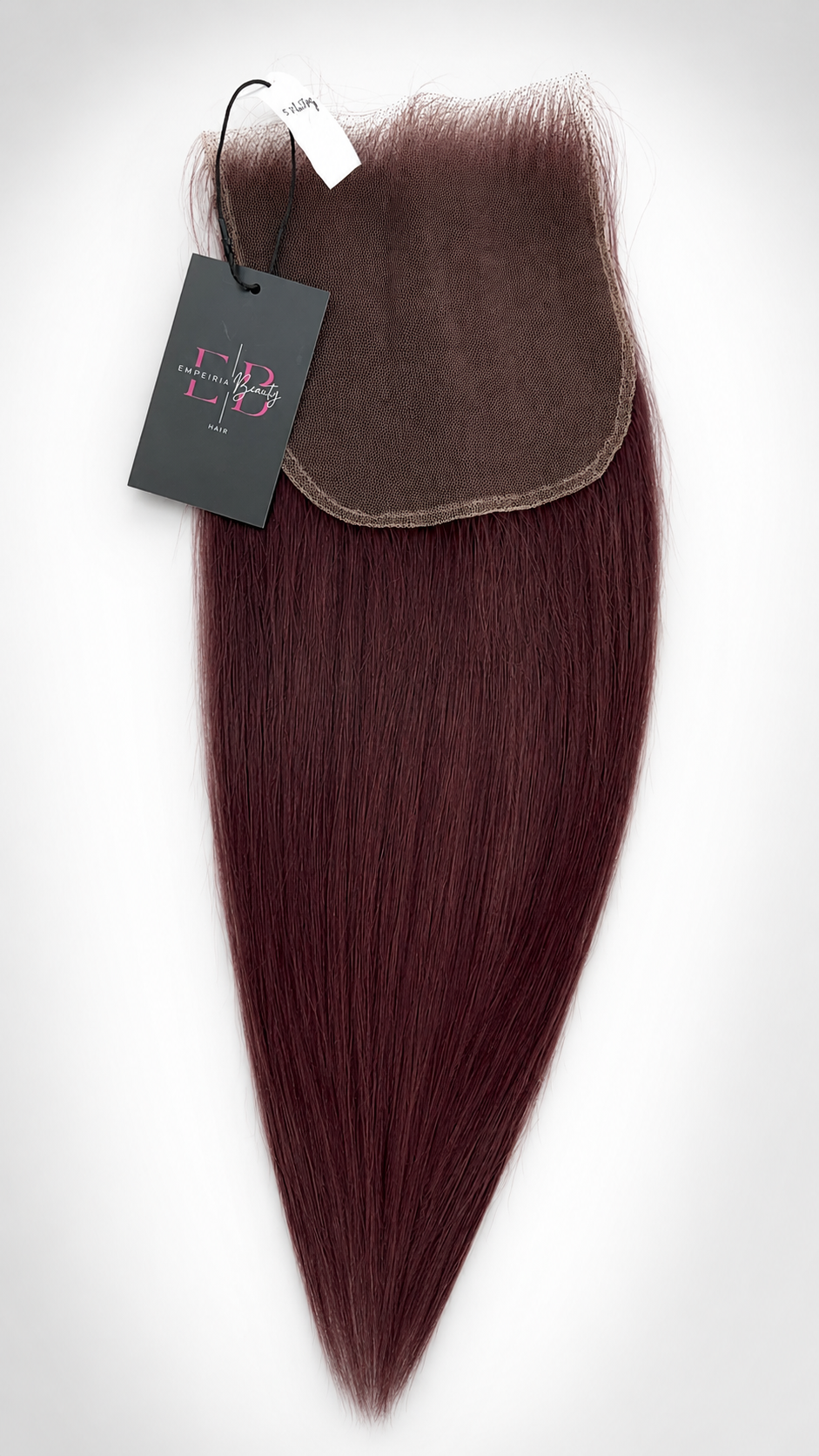 Custom colour HD straight lace closure premium hair